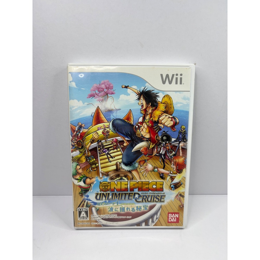 One Piece Unlimited Cruise Episode 1 Nintendo Wii NTSC-J Japanese Import Bandai